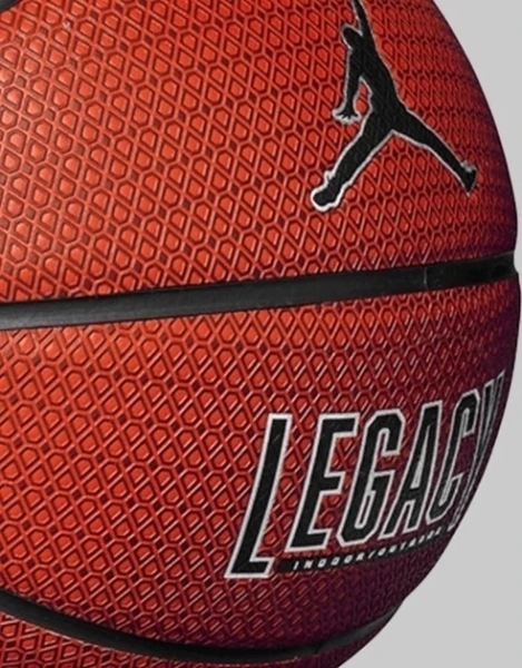 Баскетбольний м'яч Nike JORDAN LEGACY 2.0 8P DEFLATED коричневий Розмір 7 J.100.8253.855.07