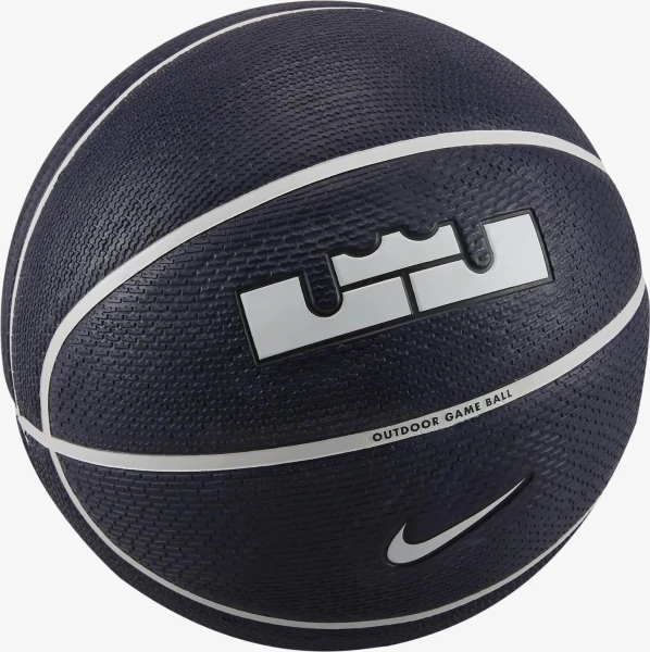 Баскетбольний м'яч Nike PLAYGROUND 2.0 8P L JAMES DEFLATED антрацитовий Розмір 7 N.100.4372.506.07