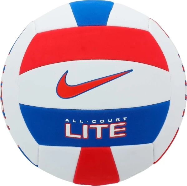 Волейбольный мяч Nike ALL COURT LITE VOLLEYBALL DEFLATED бело-красно-синий Размер 5 N.100.9071.124.05