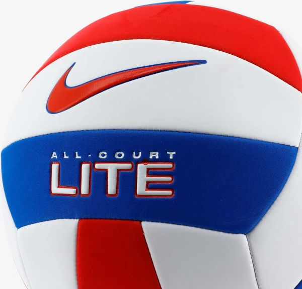 Волейбольный мяч Nike ALL COURT LITE VOLLEYBALL DEFLATED бело-красно-синий Размер 5 N.100.9071.124.05