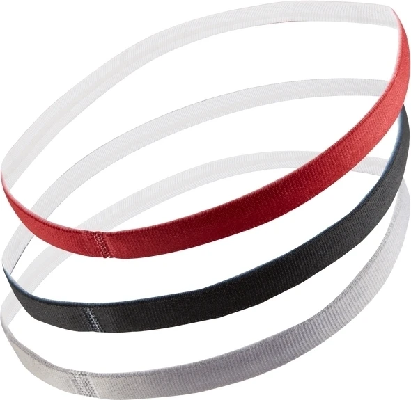 Пов'язки на голову Nike JORDAN HEADBANDS 3 PK GYM біла, чорна, бордова (3 штуки) J.000.3599.626.OS