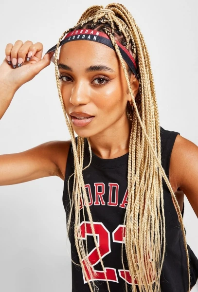 Пов'язки на голову Nike JORDAN HEADBANDS 3 PK GYM біла, чорна, бордова (3 штуки) J.000.3599.626.OS