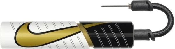 Насос Nike ESSENTIAL BALL PUMP біло-чорно-золотий N.000.1484.180.NS