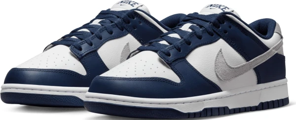 Кросівки Nike DUNK LOW темно-синьо-біло-сірі FD9749-400