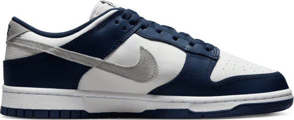 Кросівки Nike DUNK LOW темно-синьо-біло-сірі FD9749-400