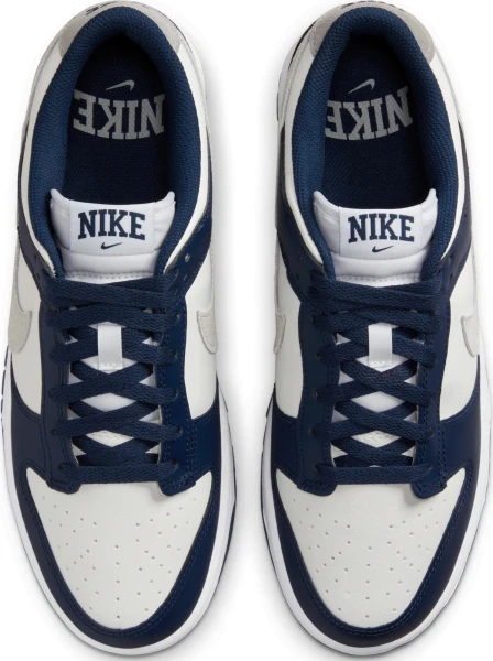 Кросівки Nike DUNK LOW темно-синьо-біло-сірі FD9749-400