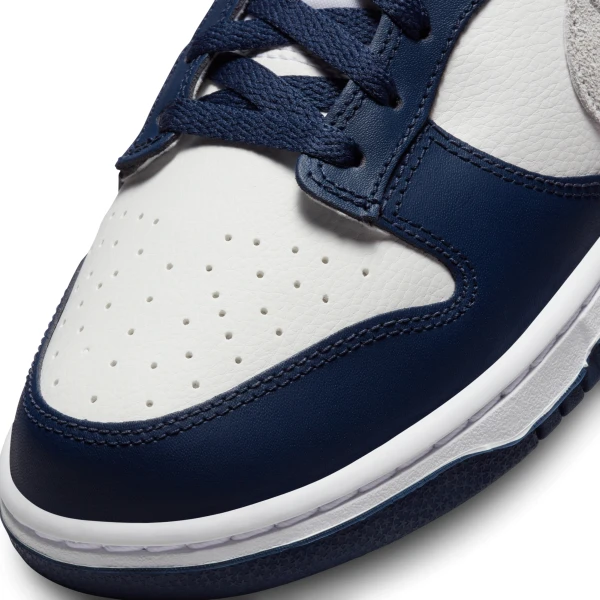 Кросівки Nike DUNK LOW темно-синьо-біло-сірі FD9749-400