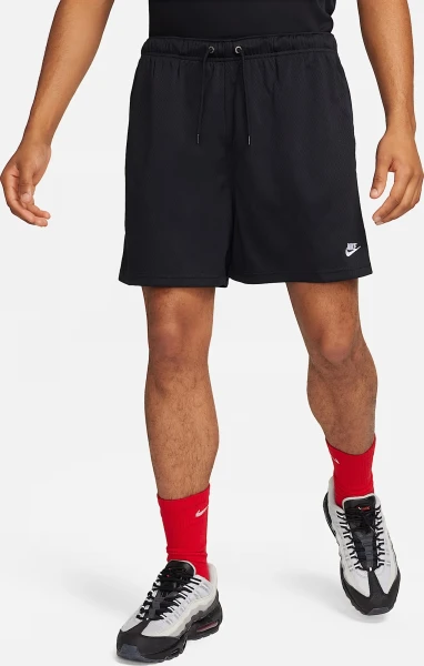 Шорты Nike CLUB MESH FLOW SHORTS черные FN3514-010
