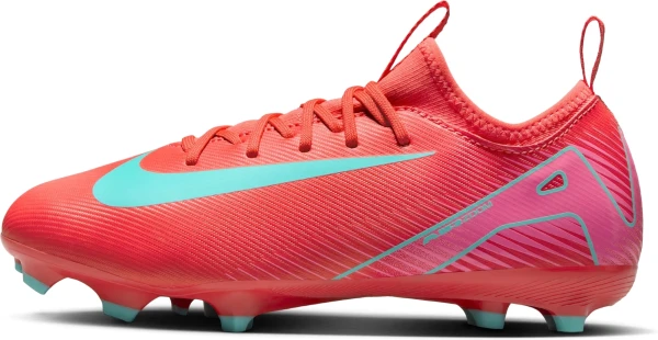 Бутси дитячі Nike JR MERCURIAL ZOOM VAPOR 16 ACADEMY FG/MG червоно-рожево-блакитні FQ8392-800