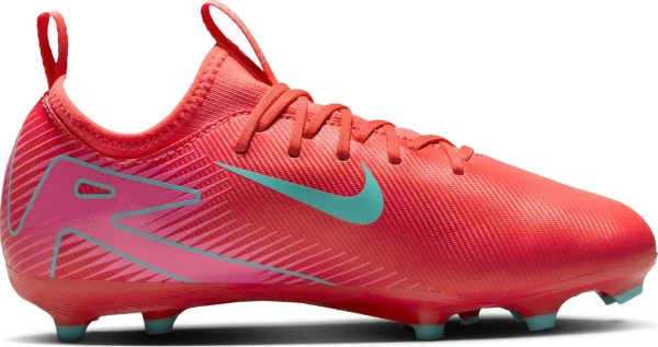 Бутси дитячі Nike JR MERCURIAL ZOOM VAPOR 16 ACADEMY FG/MG червоно-рожево-блакитні FQ8392-800