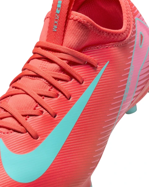 Бутси дитячі Nike JR MERCURIAL ZOOM VAPOR 16 ACADEMY FG/MG червоно-рожево-блакитні FQ8392-800