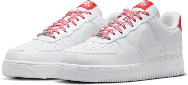 Кросівки жіночі Nike AIR FORCE 1 '07 біло-червоні IB7167-103