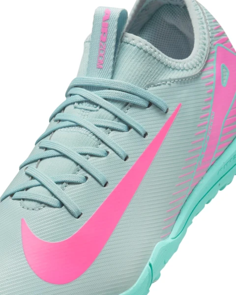 Сороконожки (шиповки) детские Nike JR MERCURIAL ZOOM VAPOR 16 ACADEMY TF темно-мятно-розовые FQ8284-301