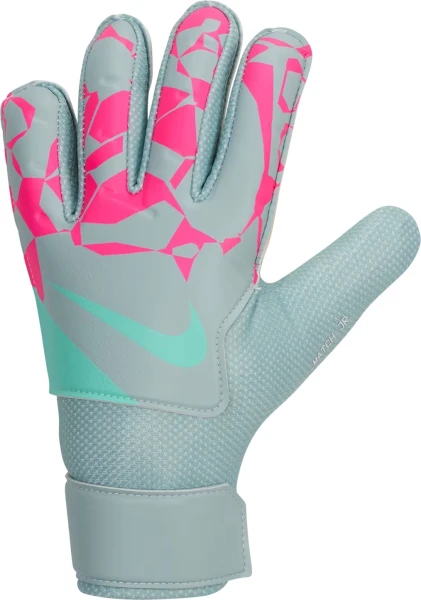 Воротарські рукавиці підліткові Nike GK MATCH JR - HO24 темно-м'ятно-рожеві HQ0258-395