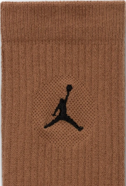 Шкарпетки Nike JORDAN EVERYDAY CREW SOCKS коричнево-бежеві (3 пари) DX9632-923
