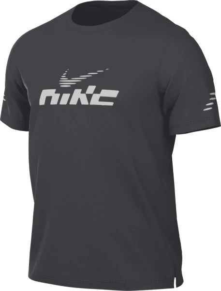 Футболка для бігу Nike MILER FLASH DRI-FIT UV RUNNING темно-сіра IB4127-070