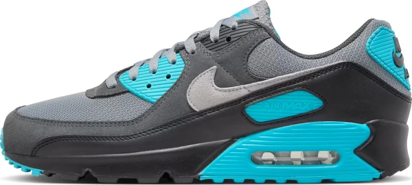 Кроссовки Nike AIR MAX 90 темно-серо-голубые DM0029-013