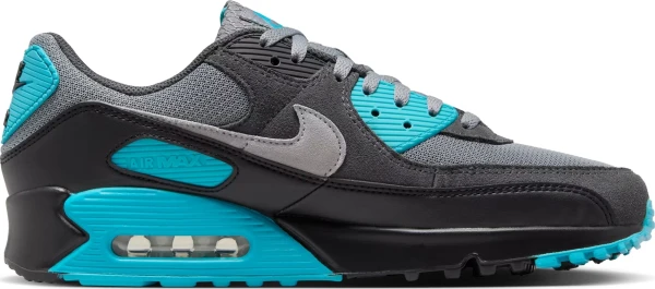 Кроссовки Nike AIR MAX 90 темно-серо-голубые DM0029-013