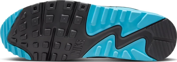 Кроссовки Nike AIR MAX 90 темно-серо-голубые DM0029-013