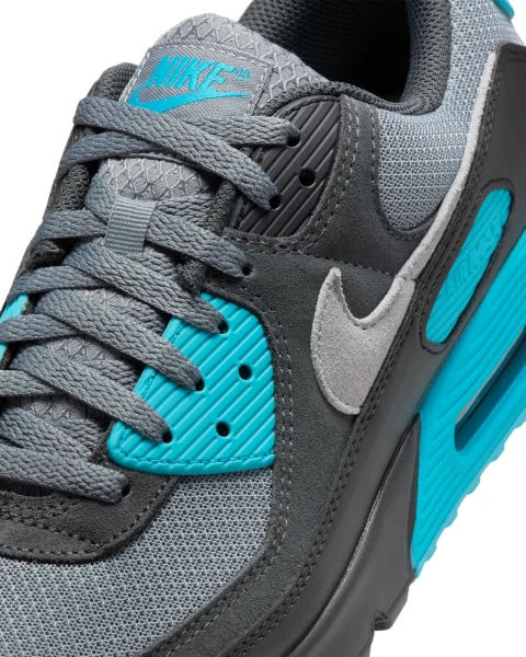 Кроссовки Nike AIR MAX 90 темно-серо-голубые DM0029-013