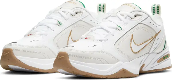 Кроссовки Nike AIR MONARCH IV бело-коричнево-зеленые 415445-103