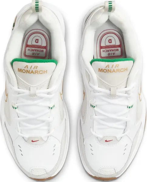 Кроссовки Nike AIR MONARCH IV бело-коричнево-зеленые 415445-103