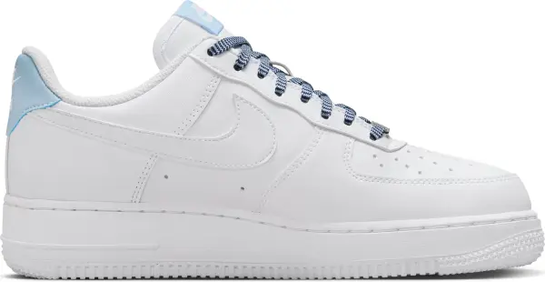 Кроссовки женские Nike AIR FORCE 1 '07 бело-голубые IB7167-101