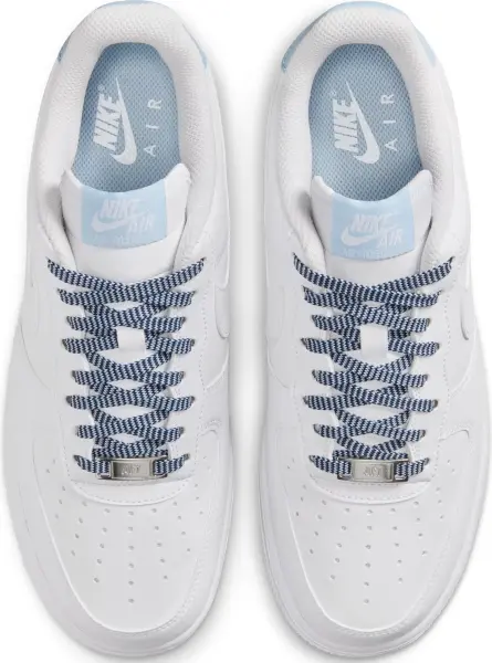 Кроссовки женские Nike AIR FORCE 1 '07 бело-голубые IB7167-101