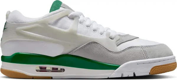 Кроссовки Nike AIR JORDAN 4 RM бело-серо-зеленые FQ7939-103
