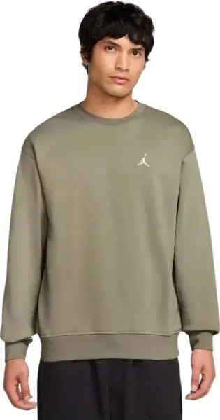Світшот Nike JORDAN BROOKLYN FLEECE CREW-NECK оливковий FV7293-205