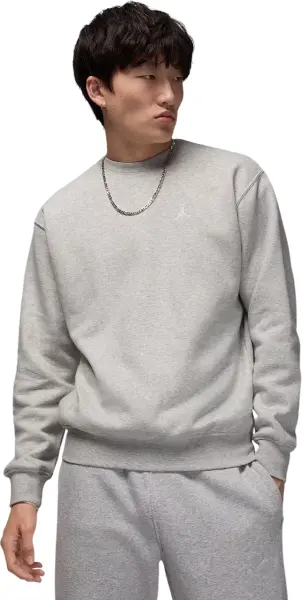 Світшот Nike JORDAN BROOKLYN FLEECE CREW-NECK сірий FV7293-050