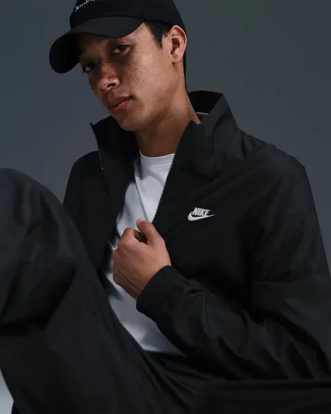 Спортивный костюм Nike CLUB WOVEN TRACKSUIT черный HJ1985-011