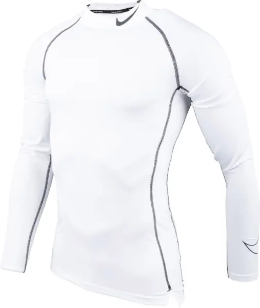 Термобелье футболка с длинным рукавом Nike PRO DRI-FIT белая DD1986-100