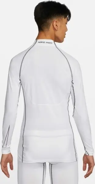 Термобелье футболка с длинным рукавом Nike PRO DRI-FIT белая DD1986-100
