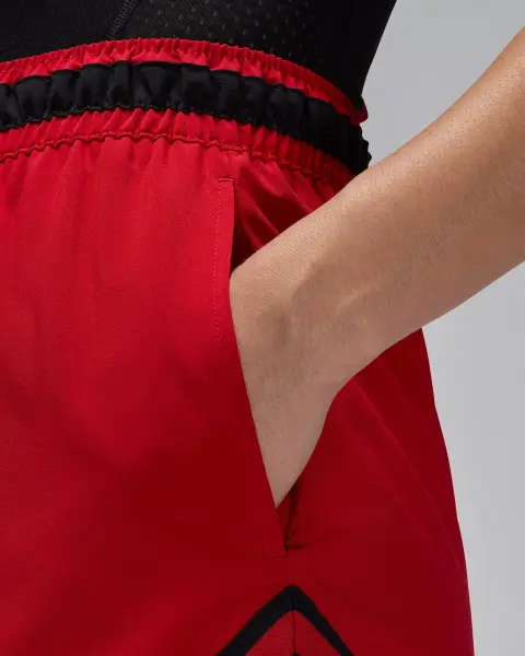 Шорти баскетбольні Nike JORDAN DRI-FIT WOVEN DIAMOND SHORTS червоно-чорні FQ2989-687
