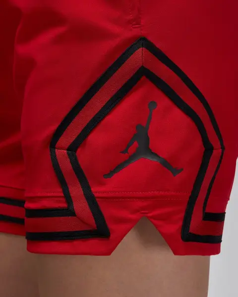 Шорти баскетбольні Nike JORDAN DRI-FIT WOVEN DIAMOND SHORTS червоно-чорні FQ2989-687