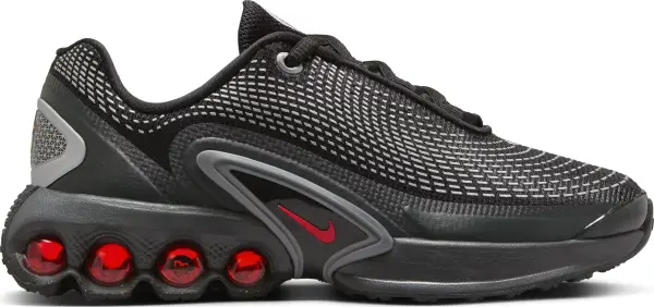 Кроссовки подростковые Nike AIR MAX DN (GS) черно-серебряно-красные FB8987-009
