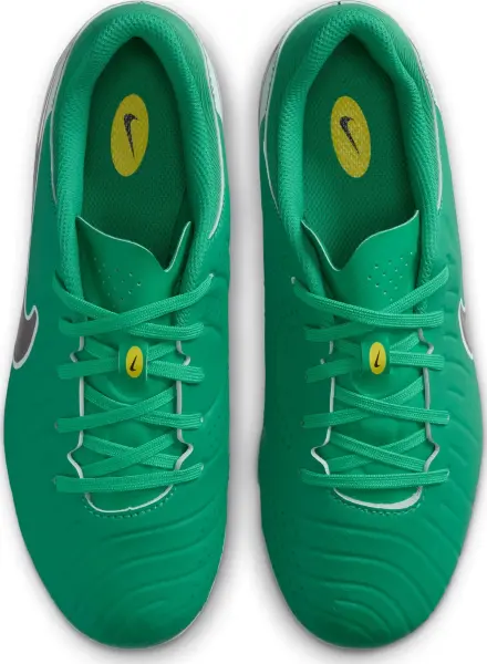 Бутсы детские Nike JR TIEMPO LEGEND 10 ACADEMY FG/MG LV8 зелено-белые HJ7190-300