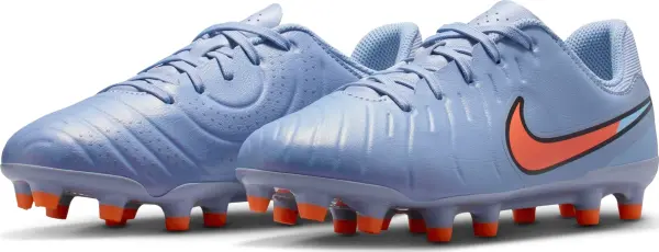 Бутси дитячі Nike JR TIEMPO LEGEND 10 ACADEMY FG/MG світло-синьо-помаранчеві DV4348-402