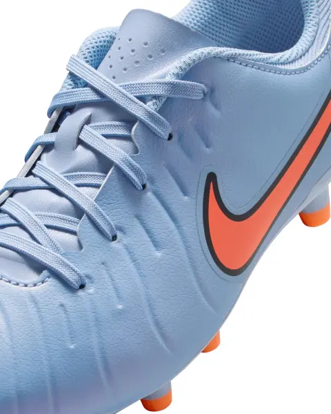 Бутси дитячі Nike JR TIEMPO LEGEND 10 ACADEMY FG/MG світло-синьо-помаранчеві DV4348-402