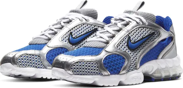 Кроссовки Nike AIR ZOOM SPIRIDON CAGE 2 серебряно-синие CJ1288-002