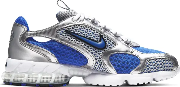 Кроссовки Nike AIR ZOOM SPIRIDON CAGE 2 серебряно-синие CJ1288-002