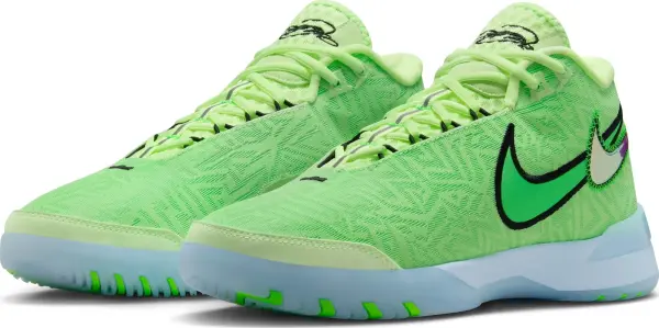 Кроссовки баскетбольные Nike LEBRON NXXT GENISUS зелено-салатовые HF0712-700