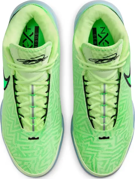 Кроссовки баскетбольные Nike LEBRON NXXT GENISUS зелено-салатовые HF0712-700