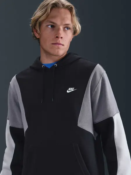 Спортивный костюм Nike CLUB FLEECE HOODED TRACK GX черно-серый HV1165-010