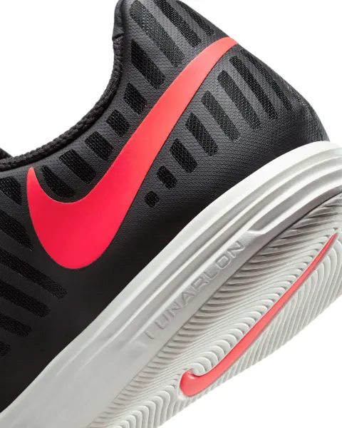 Футзалки (бампи) Nike LUNAR GATO II фіолетово-чорно-червоні 580456-502