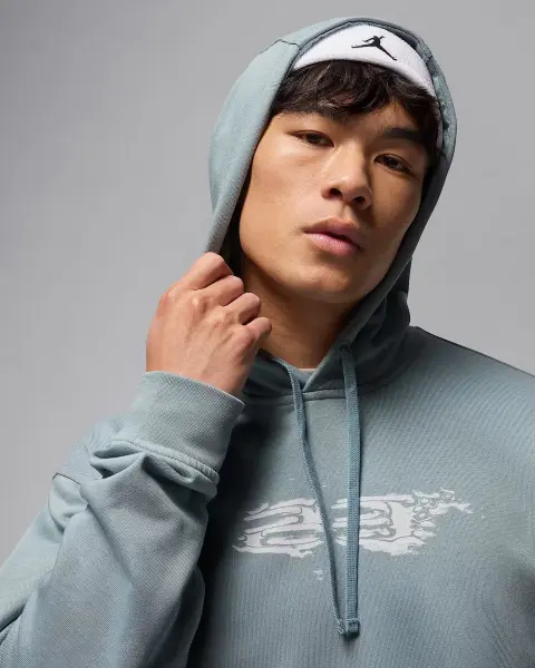 Худі Nike JORDAN SPORT CROSSOVER DRI-FIT GRAPHIC димчасто-блакитне HQ8661-041