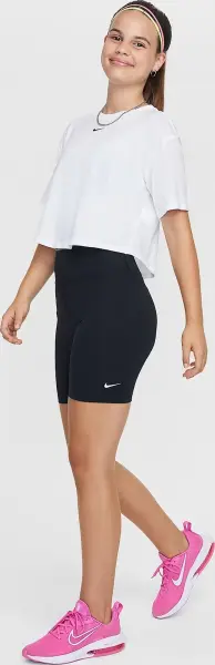 Велосипедки подростковые Nike ONE DRI-FIT 5" черные FZ5603-010