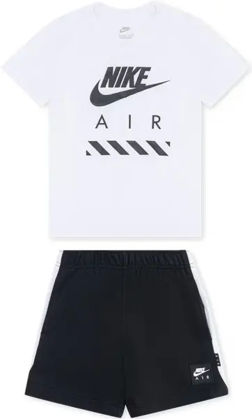 Комплект літній дитячий Nike AIR біло-чорний 86M753-023