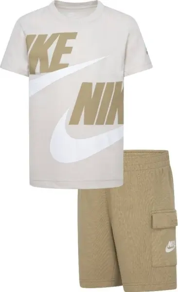 Комплект летний детский Nike CARGO бежево-коричневый 86J213-X3E